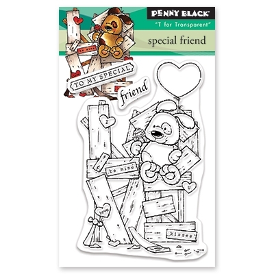 Penny Black Clear Stamp Set Special Friend