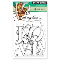 Penny Black Clear Stamp Set All my love