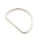 D-Ring geschlossen für 40mm Band Silber