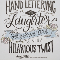 Buch Hand Lettering for laughters