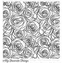 My favorite things Cling Stamp - Roses All Over Hintergrund