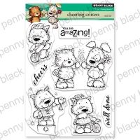 Penny Black Clear Stamp Set Cheering Critters