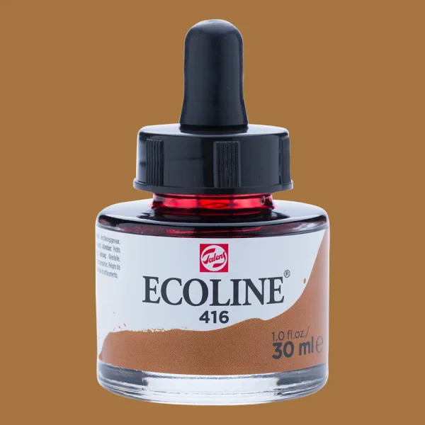 Ecoline flüssige Wasserfarbe 30 ml – Sepia 416
