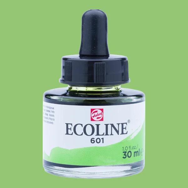 Ecoline flüssige Wasserfarbe 30 ml – hellgrün 601