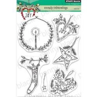 Penny Black Clear Stamp Set Trendy Trimmings