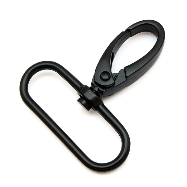 Karabiner für 40mm Band - Schwarz matt