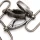 Karabiner für 30 mm Band - Altsilber