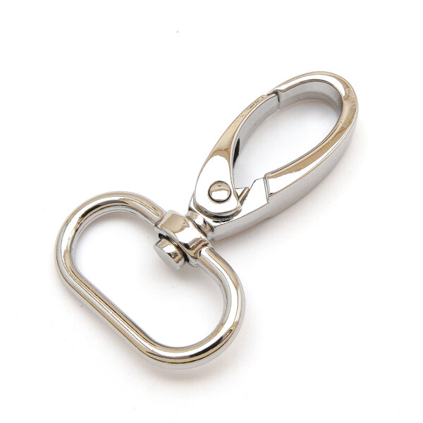 Karabiner für 30mm Band - Silber