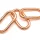 Versteller einfach für 30mm Band - Rosegold