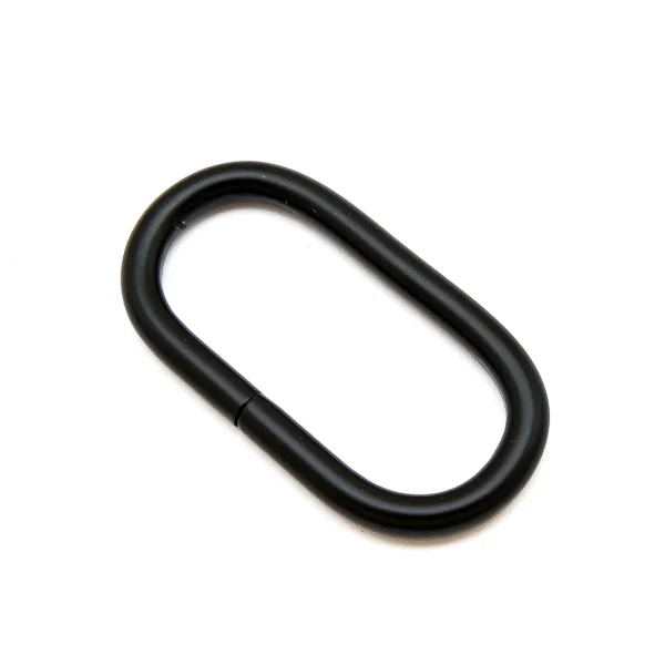 Versteller einfach für 40mm Band - Schwarz matt