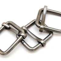 Versteller doppelt für 20mm Band - Altsilber