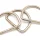 D-Ring für 25mm Band - Silber