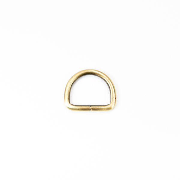 D-Ring für 25mm Band - gebürstetes Gold