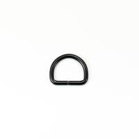 D-Ring für 25mm Band - Schwarz matt