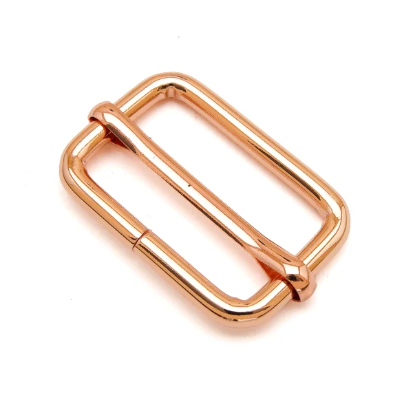 Versteller doppelt für 30 mm Band - Rosegold