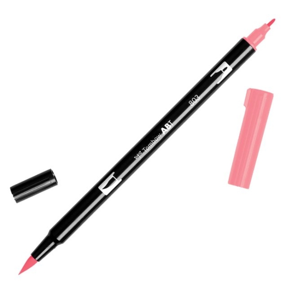 Tombow ABT Dual Brush Pen 803 pink punch