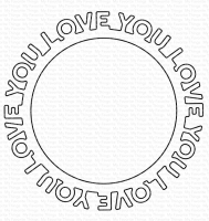 My favorite things Stanzschablone - Love You Circle