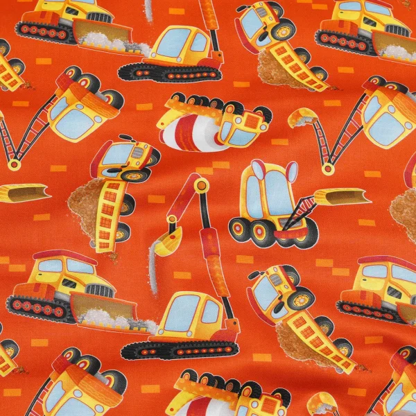 Baumwolle Work Zone orange