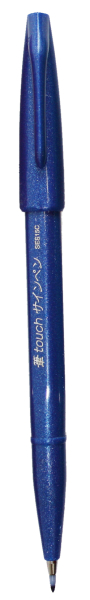Pentel Brush Sign Pen Pinselstift blau