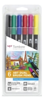 Tombow ABT Dual Brush Pen Set - Primary Colours