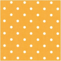 Westfalenstoffe Baumwolle Capri grosse Punkte auf gelb