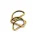 D-Ring für 40 mm Band - gebürstetes Gold