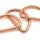 D-Ring für 40 mm Band - Rosegold