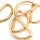 D-Ring für 40 mm Band - Gold