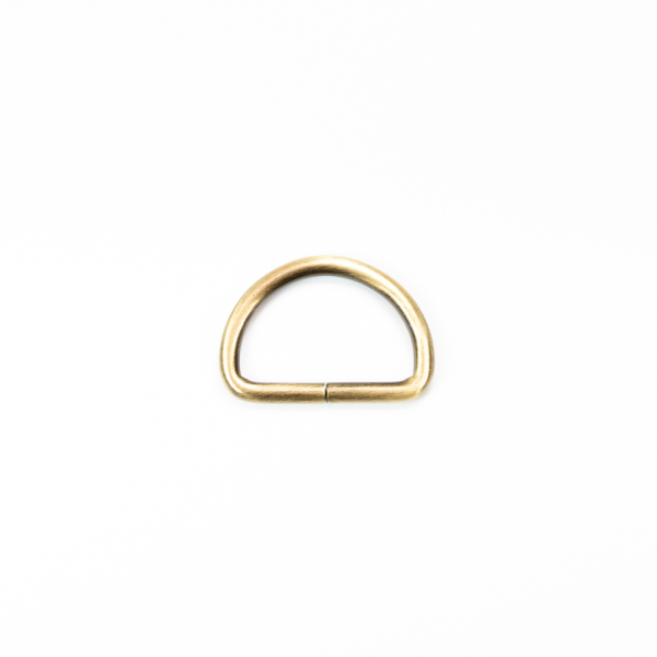 D-Ring für 30mm Band - gebürstetes Gold
