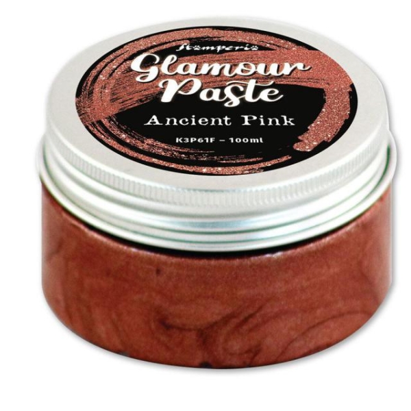 Stamperia Glamour Paste Ancient Pink 100ml