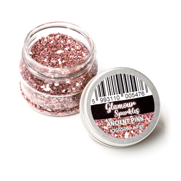 Stamperia Glamour Sparkles Ancient Pink 40g