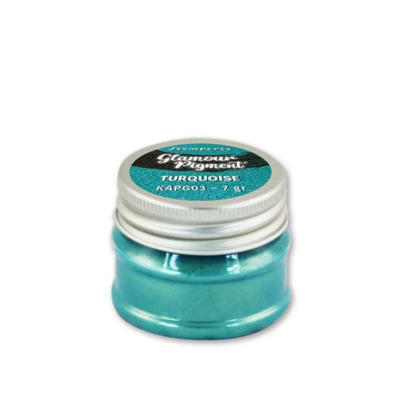 Stamperia Glamour Powder Pigment Turquoise 7g