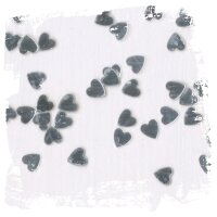 Fleur Glitter – Herzen Silber