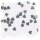 Fleur Glitter – Herzen Silber
