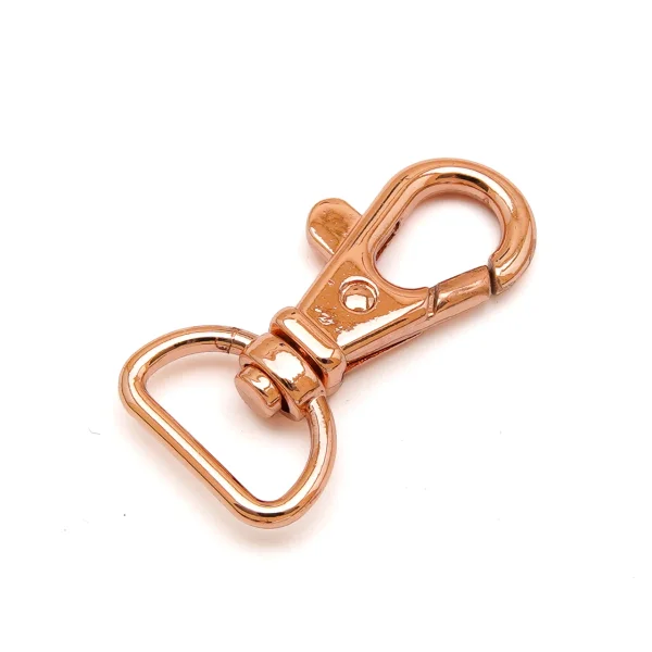 Karabiner für 15 mm Band - Rosegold