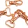 Karabiner für 15 mm Band - Rosegold