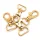 Karabiner für 15 mm Band - Gold
