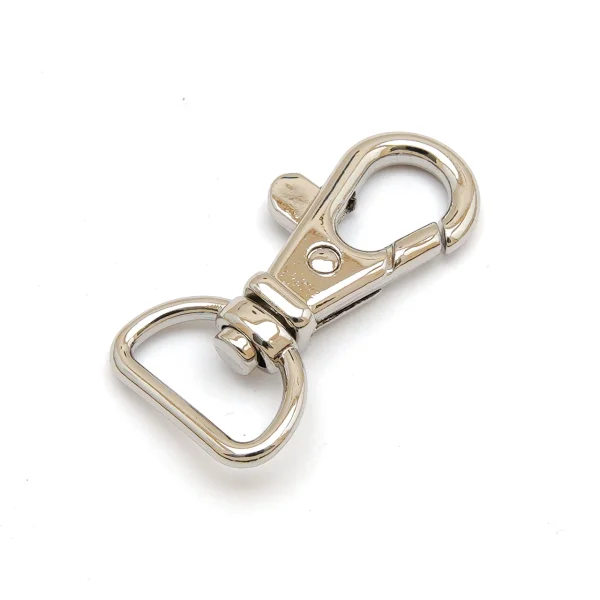 Karabiner für 15mm Band - Silber