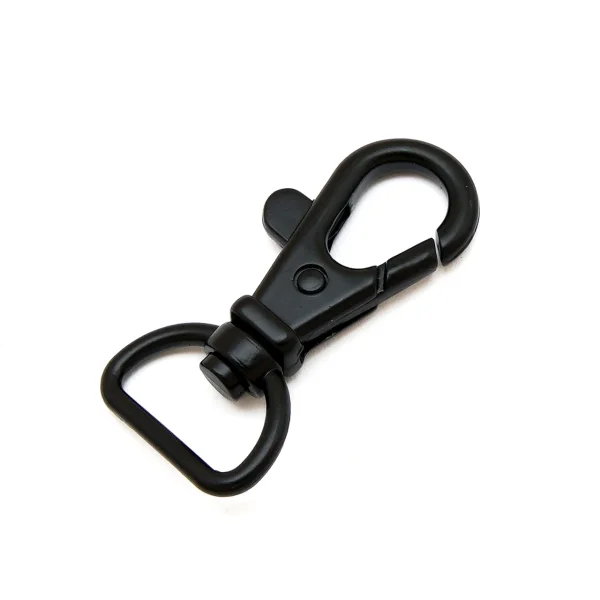 Karabiner für 15mm Band - Schwarz matt
