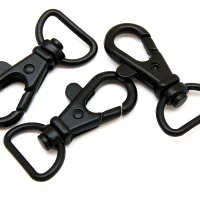 Karabiner für 15mm Band - Schwarz matt