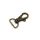 Karabiner für 15 mm Band - Altmessing