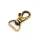 Karabiner für 15 mm Band - gebürstetes Gold