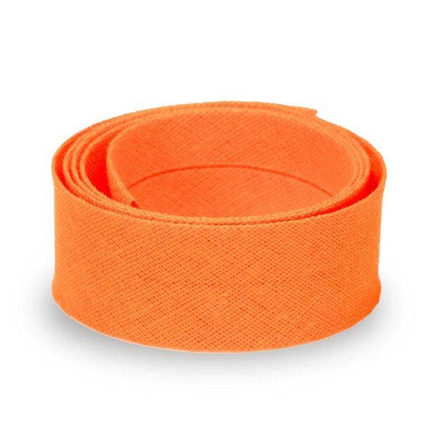 Baumwoll Schrägband Hellorange