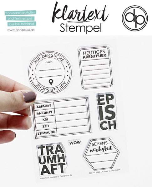 Clear Stamp Set - Auf der Suche nach...