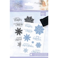 Crafters Companion Clear Stamps Snowflakes