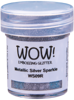 WOW! Embossingpulver Metallic Silver Sparkle