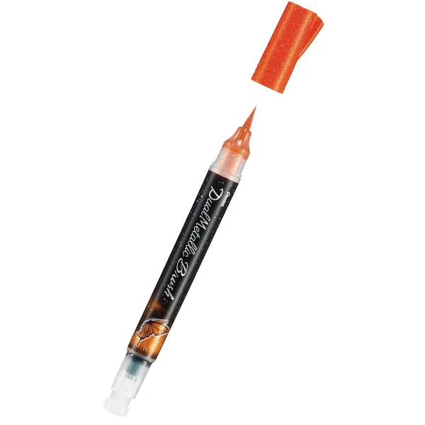 Pentel Dual Metallic Brush Pen ORANGE