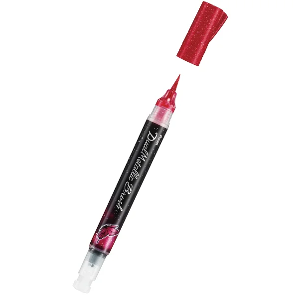 Pentel Dual Metallic Brush Pen PINK