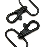 Karabiner für 30mm Band Schwarz Matt