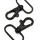 Karabiner für 30mm Band Schwarz Matt